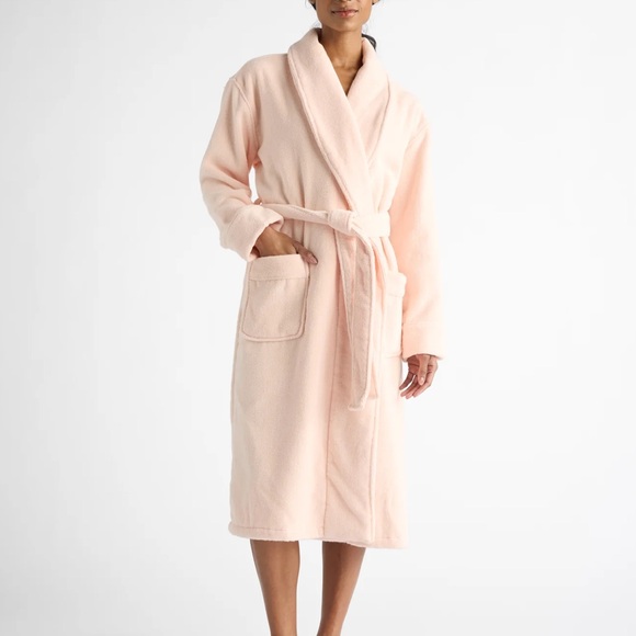 NWT Cozy Earth Luxe Bath Robe Pink Size L